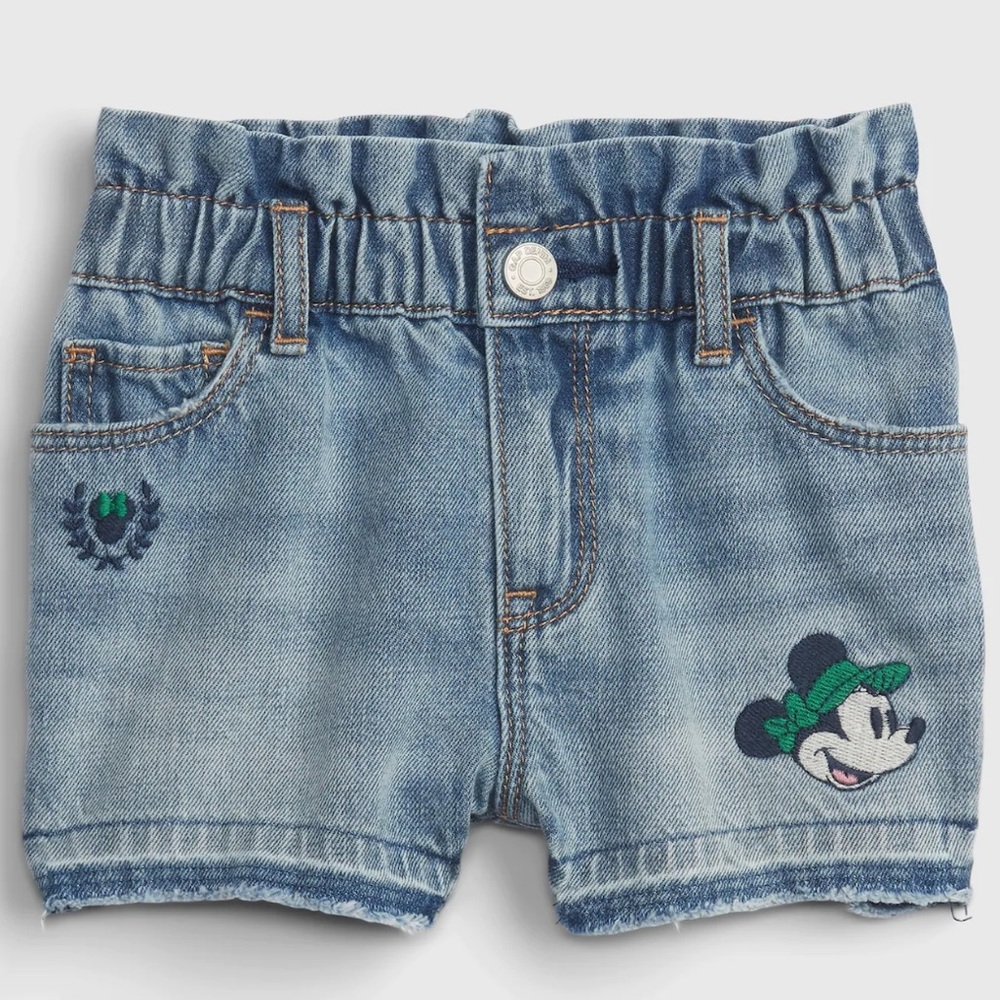babyGap | Disney Minnie Mouse Just Like Mom Denim Shorts with Washwell 3T
